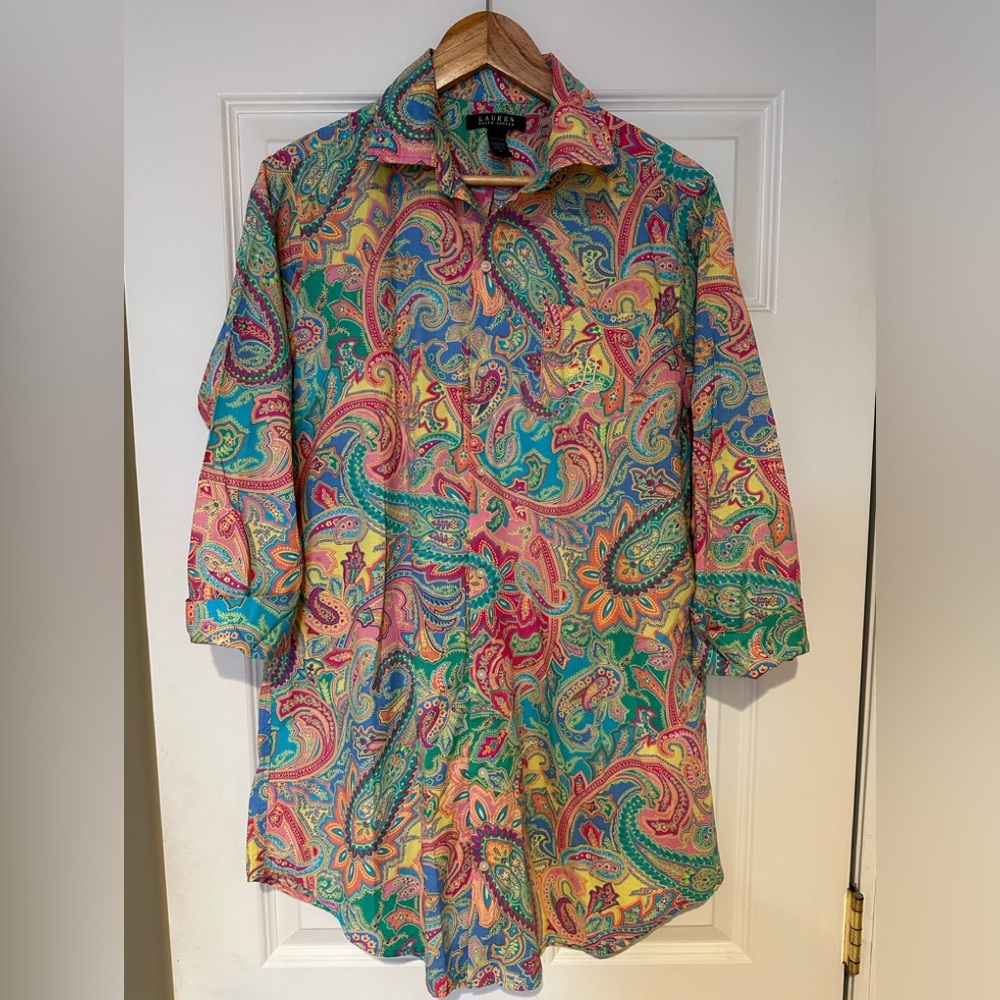 Ralph Lauren button-up!! ☀️ Sz. Small.